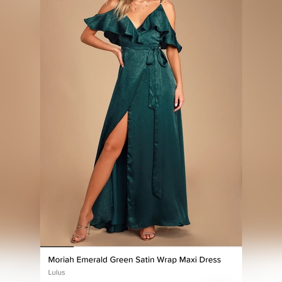 Lulus | Wrap Maxi Dress - Picture 9 of 9